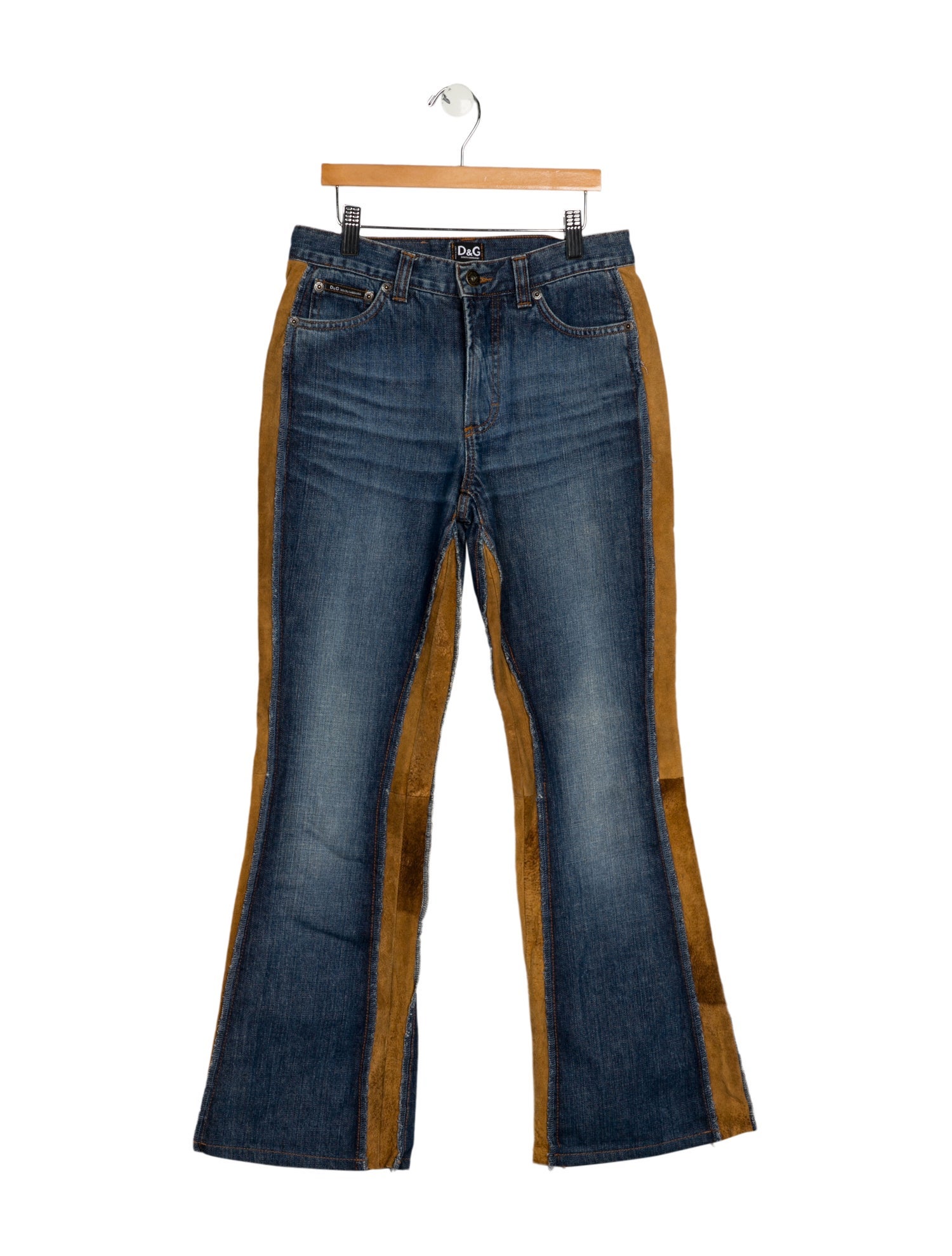 D&G Mid-Rise Wide Leg Jeans