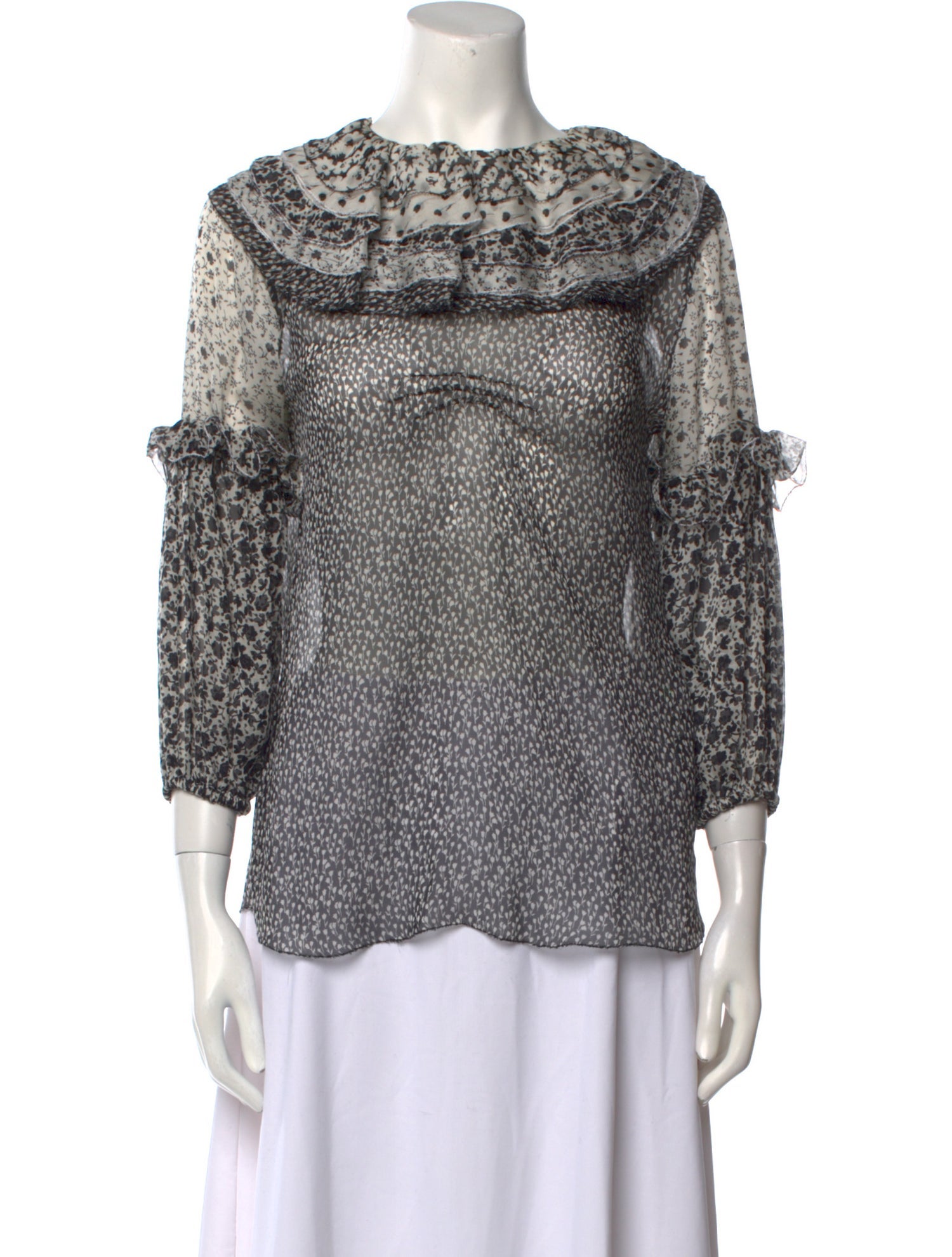 D&G Silk Printed Blouse