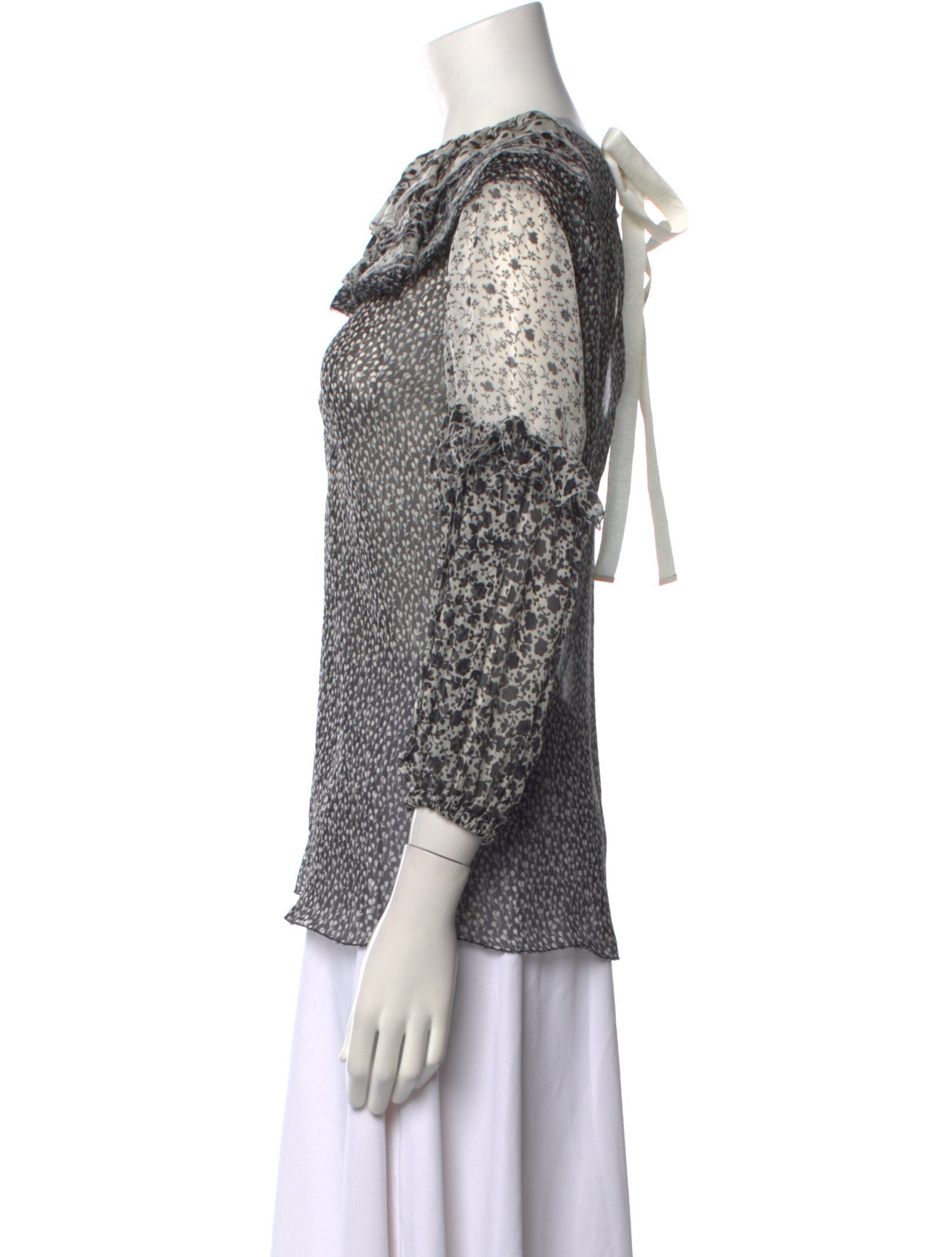 D&G Silk Printed Blouse