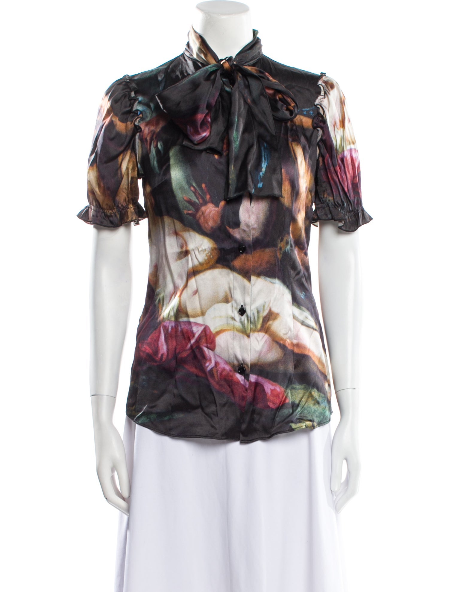 D&G Silk Printed Blouse
