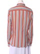 D&G Striped Long Sleeve Button-Up Top