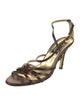 D&G Leather Slingback Sandals