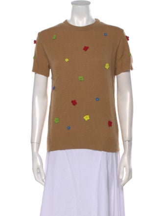 D&G Printed Crew Neck Sweater