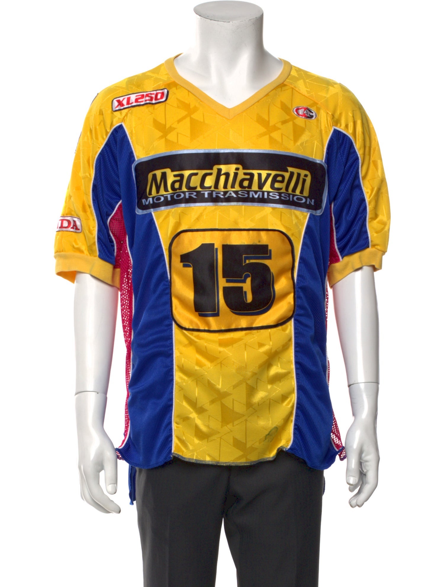 D&G Graphic Print V-Neck T-Shirt