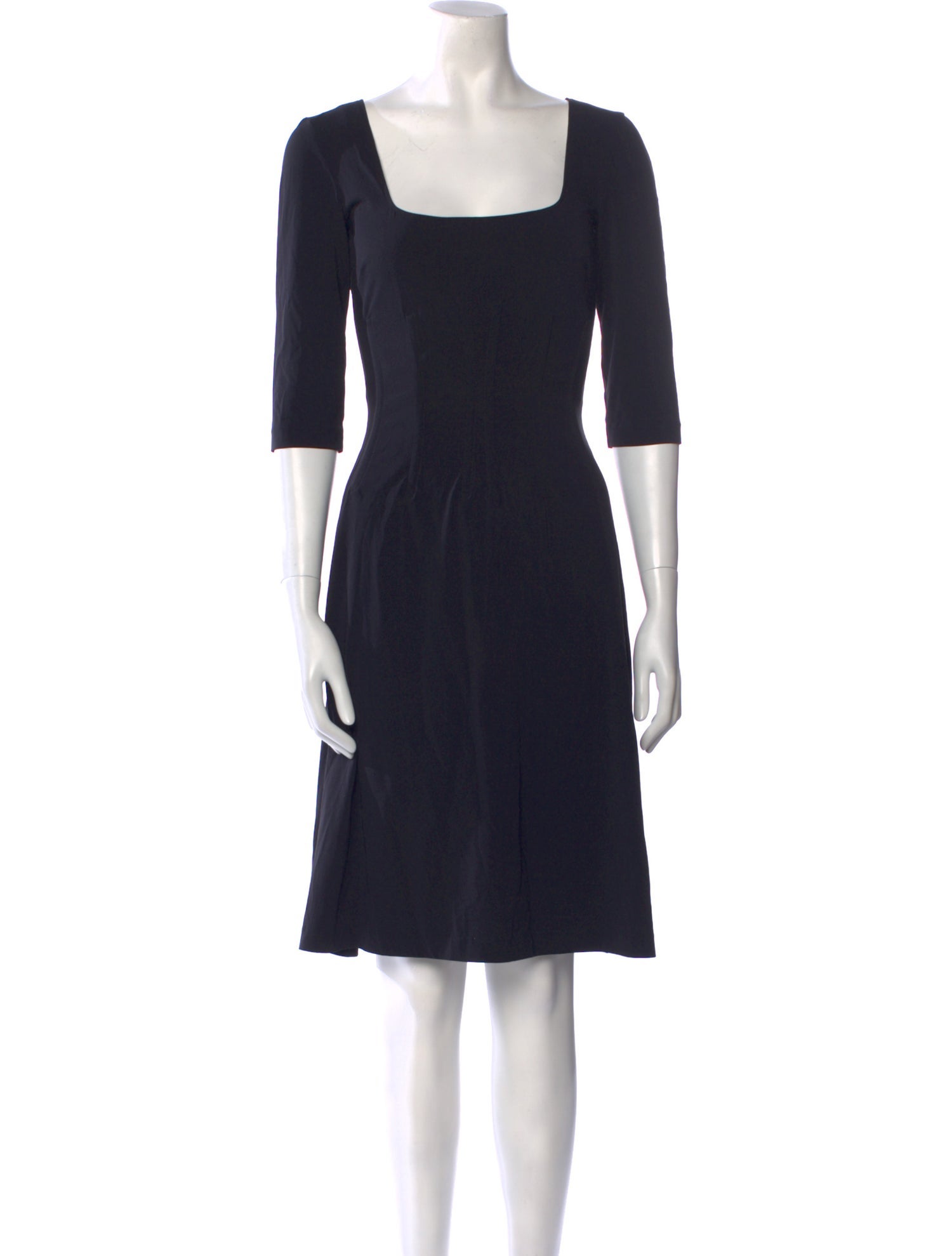 D&G Square Neckline Knee-Length Dress