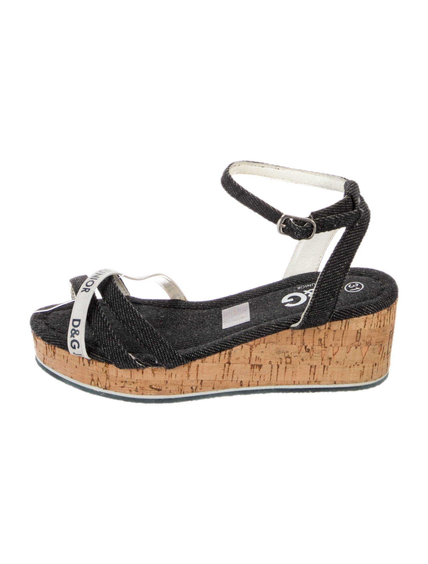 D&G Girls' Platform Sandals