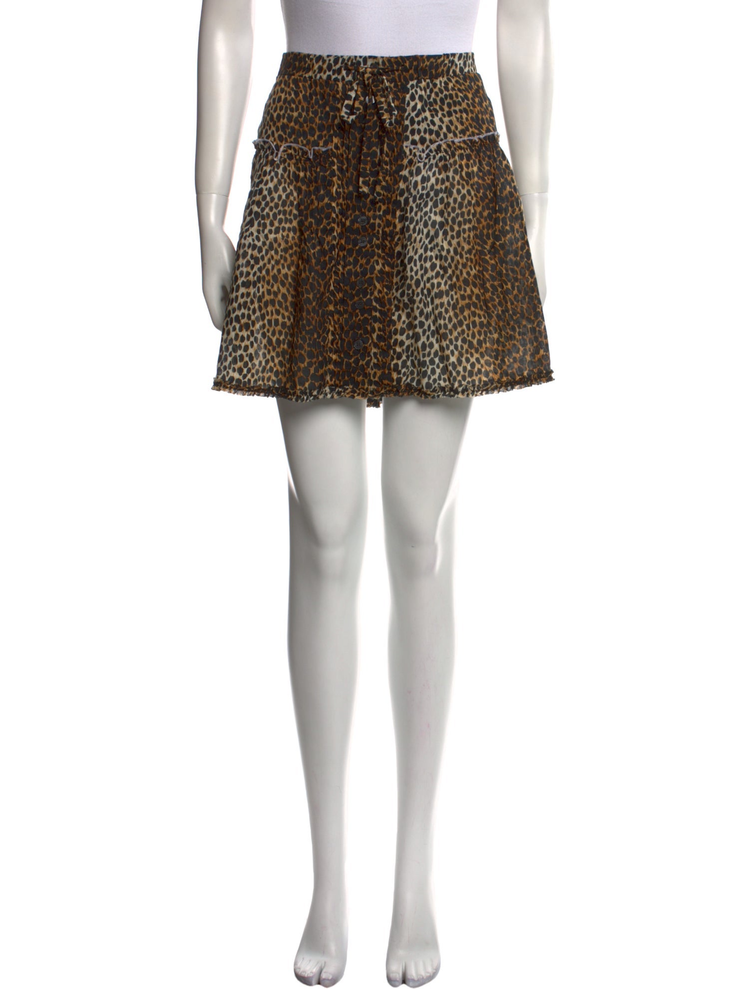D&G Animal Print Mini Skirt