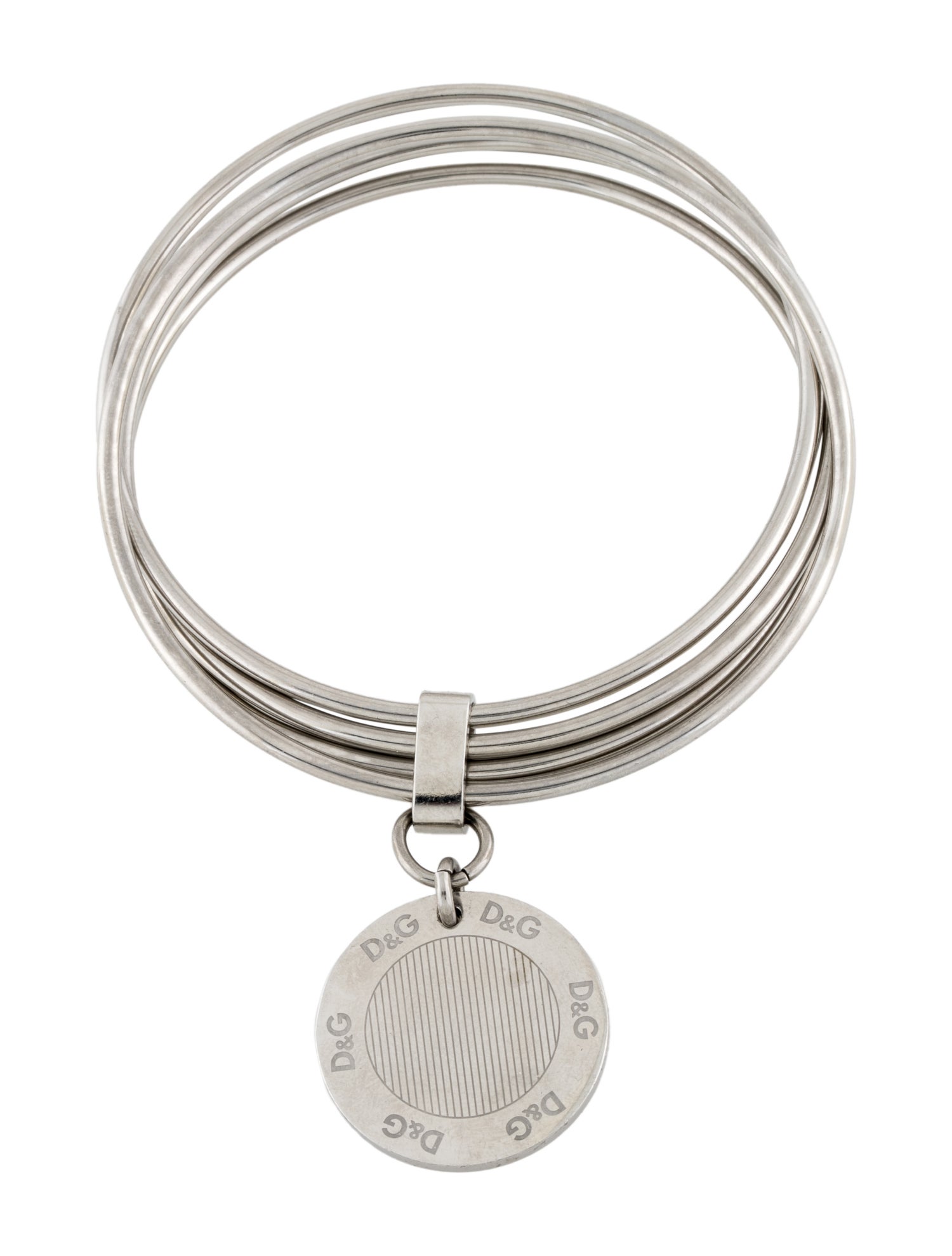 D&G Logo Charm Multi Bangle Set