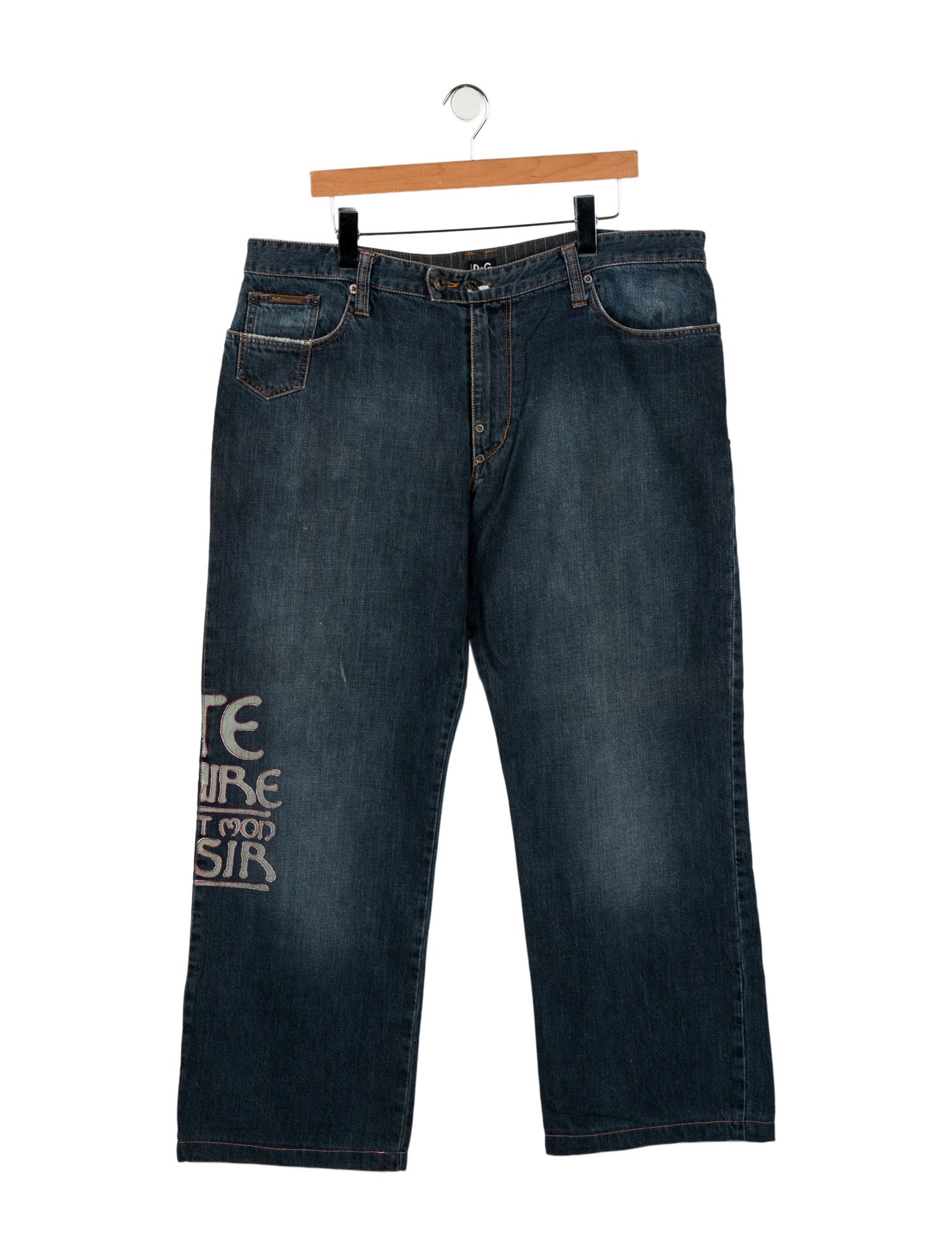 D&G High-Rise Wide Leg Jeans
