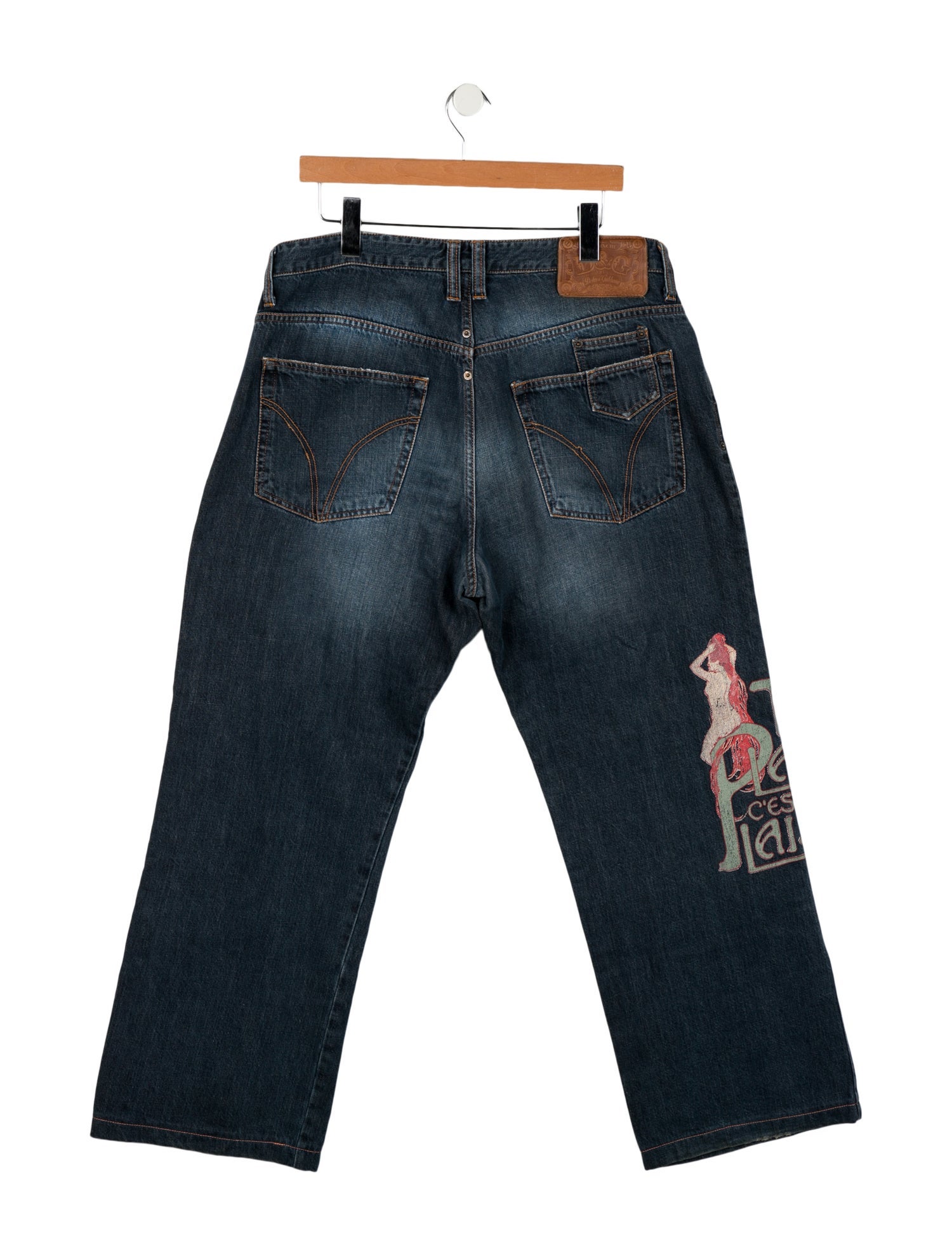 D&G High-Rise Wide Leg Jeans