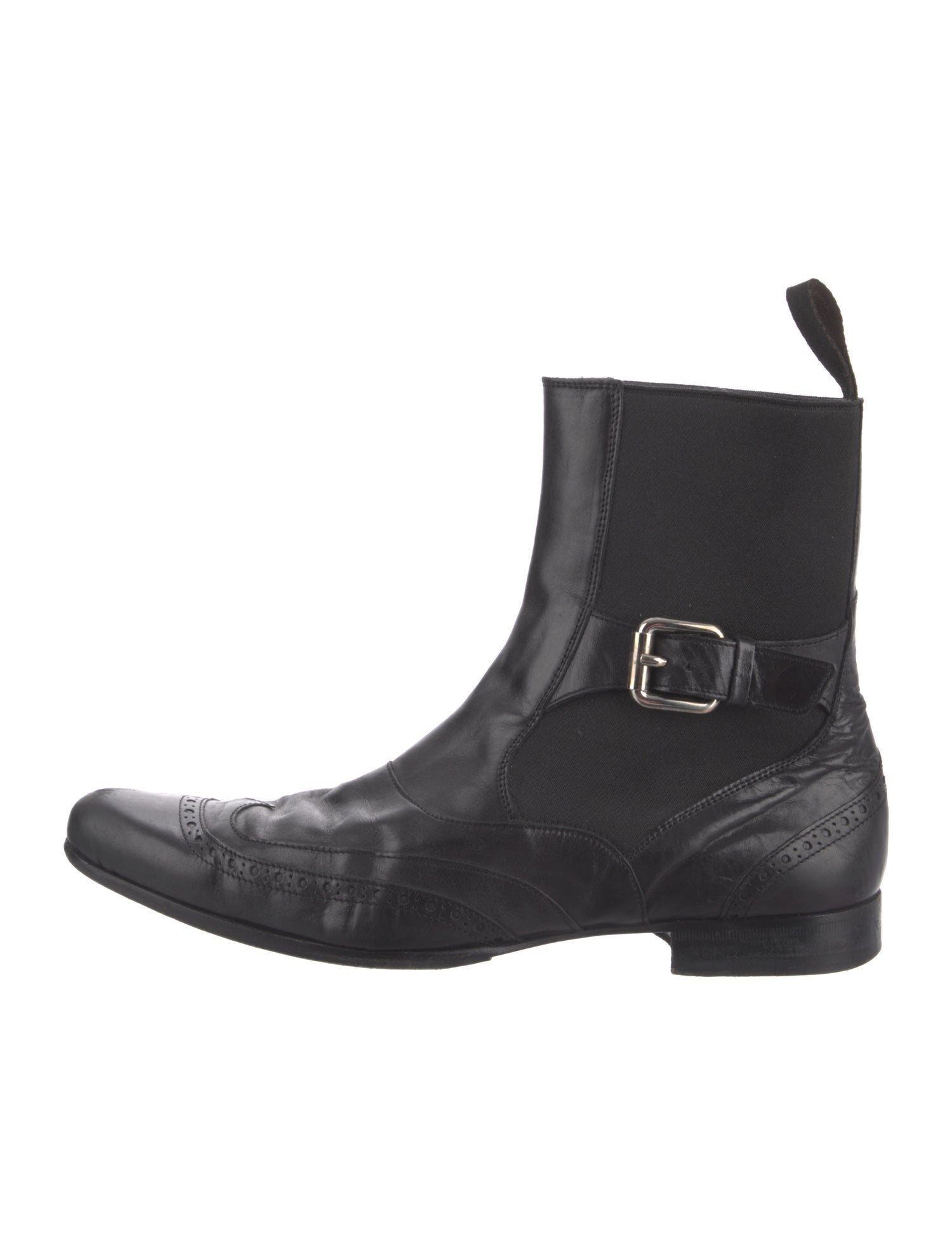 D&G Patent Leather Chelsea Boots