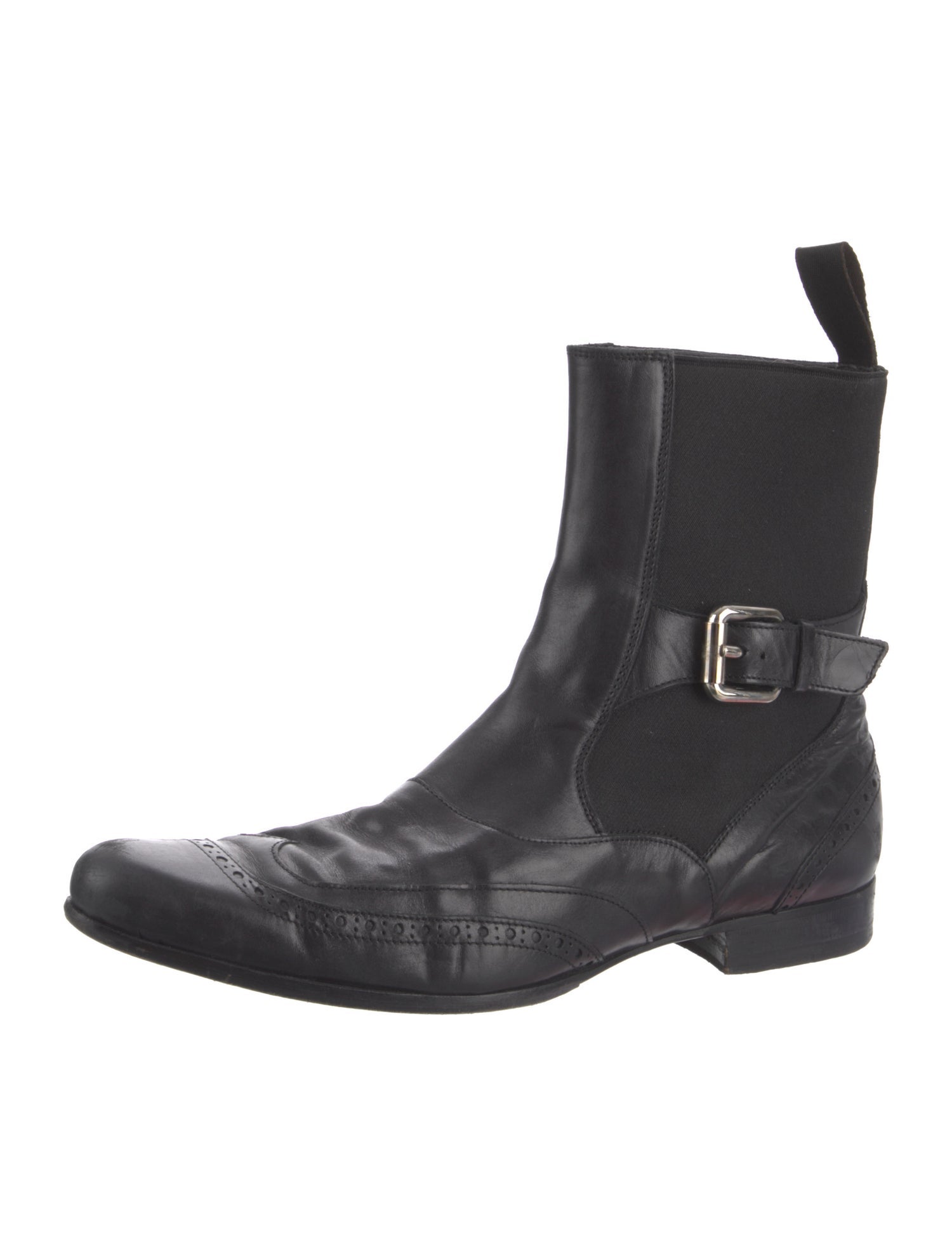 D&G Patent Leather Chelsea Boots