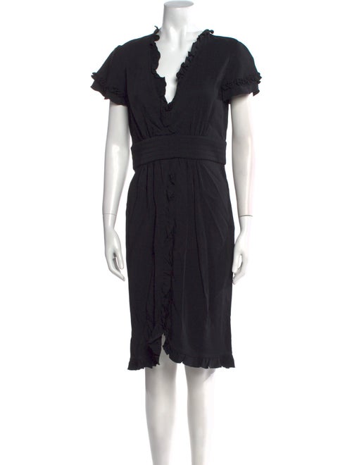 D&G V-Neck Knee-Length Dress