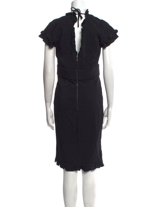D&G V-Neck Knee-Length Dress