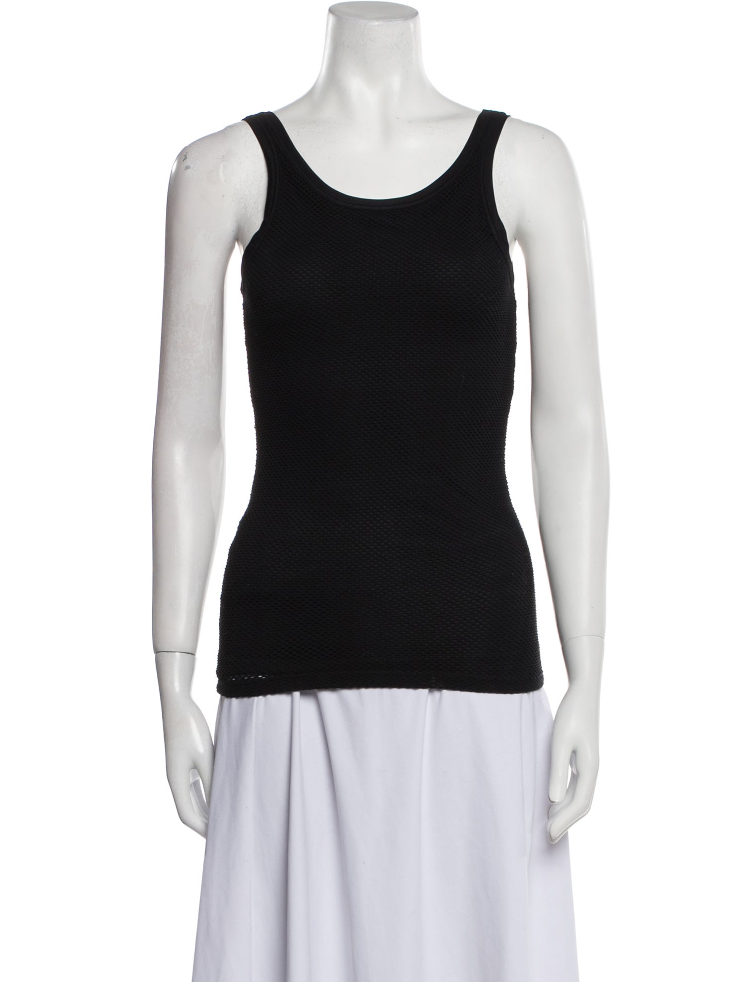 D&G Scoop Neck Sleeveless Top