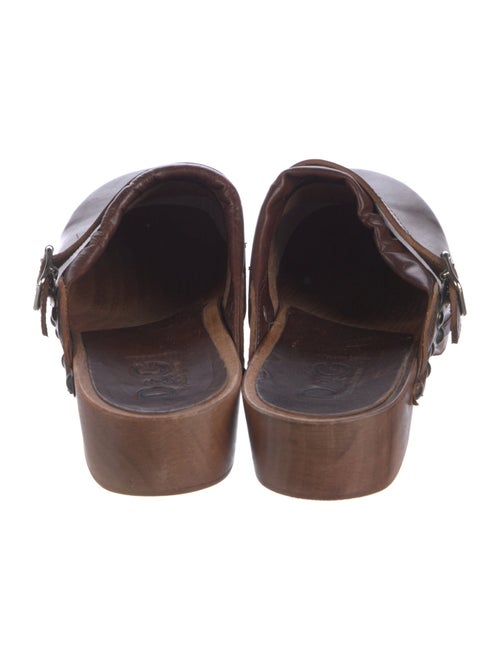 D&G Leather Mules