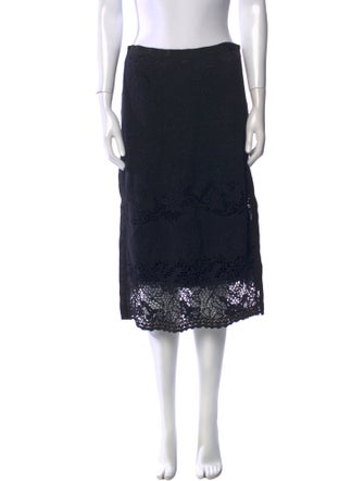 D&G Lace Pattern Midi Length Skirt