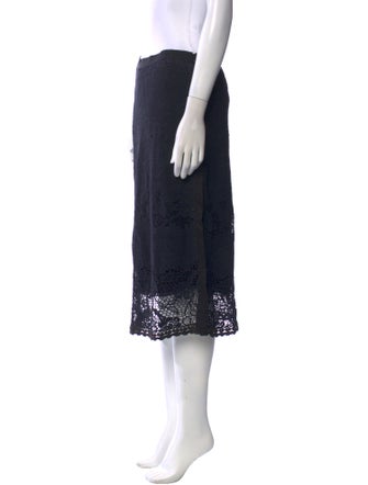 D&G Lace Pattern Midi Length Skirt