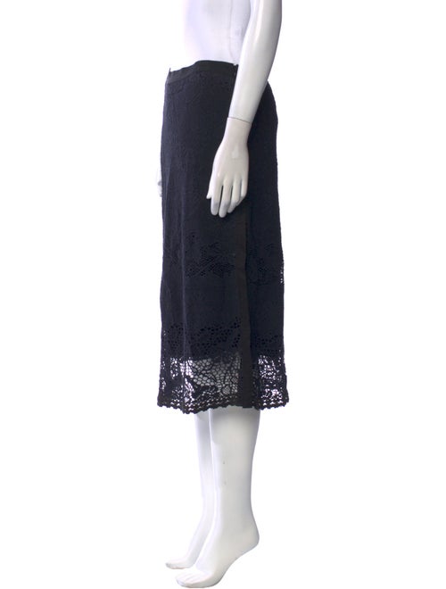 D&G Lace Pattern Midi Length Skirt