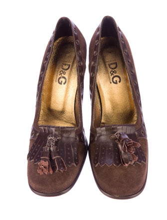 D&G Suede Heels