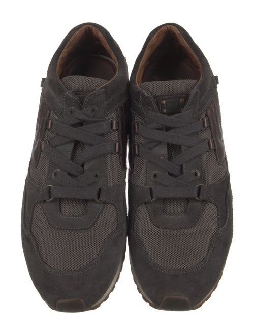 D&G Colorblock Pattern Mesh Accents Sneakers