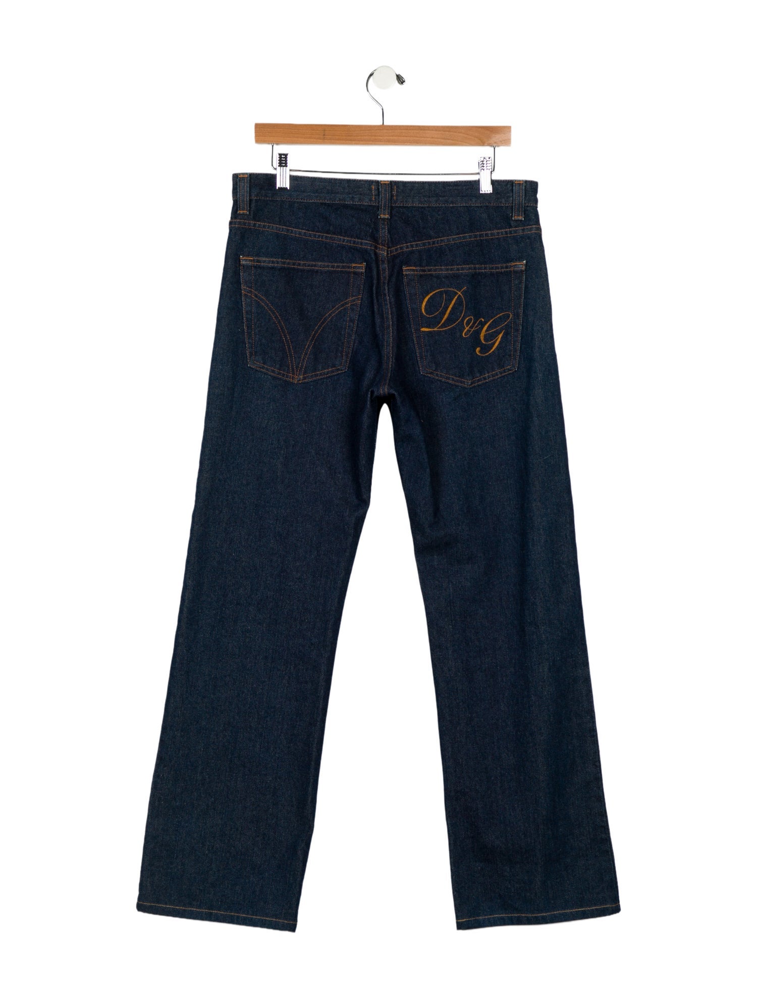 D&G Mid-Rise Wide Leg Jeans