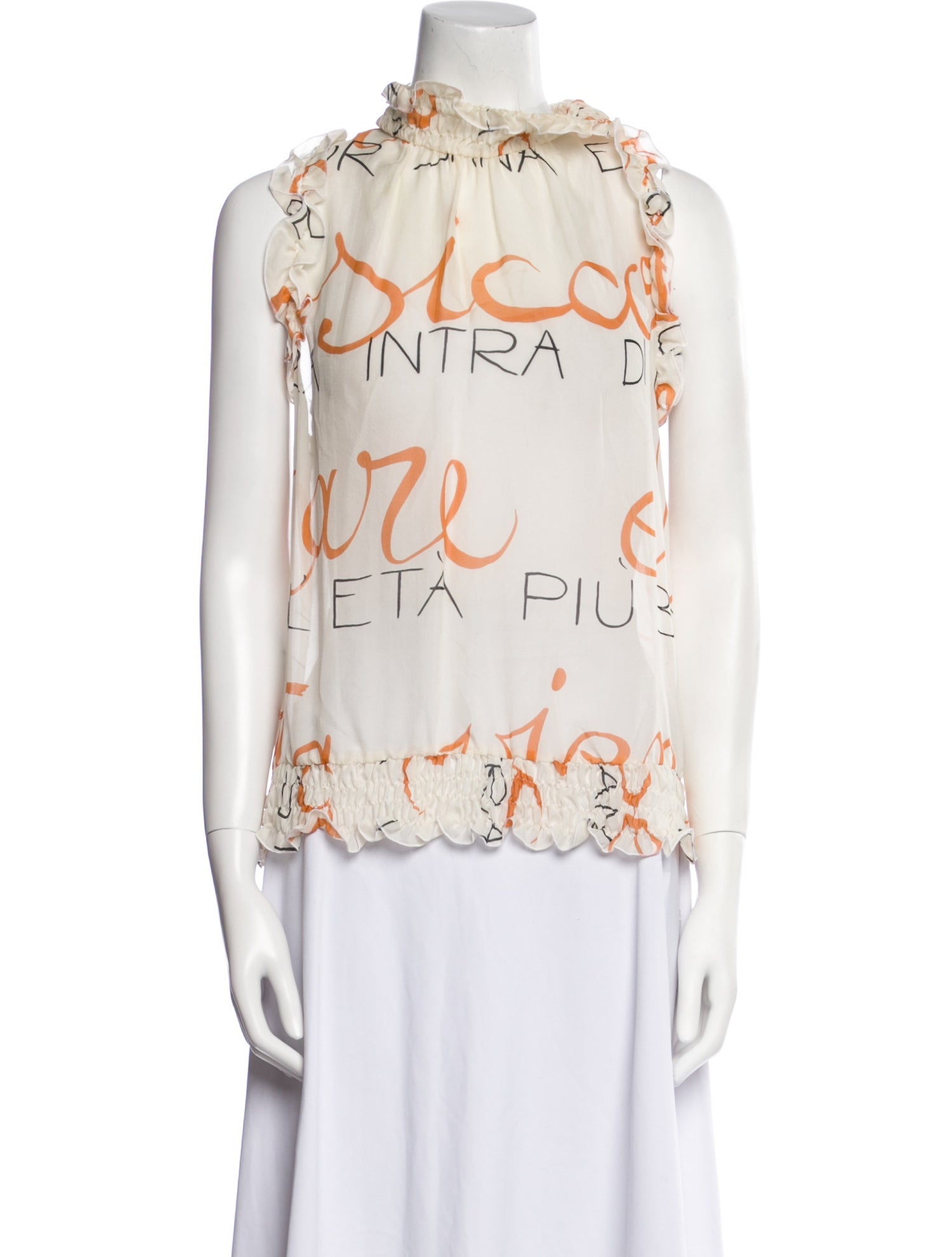 D&G Silk Printed Blouse