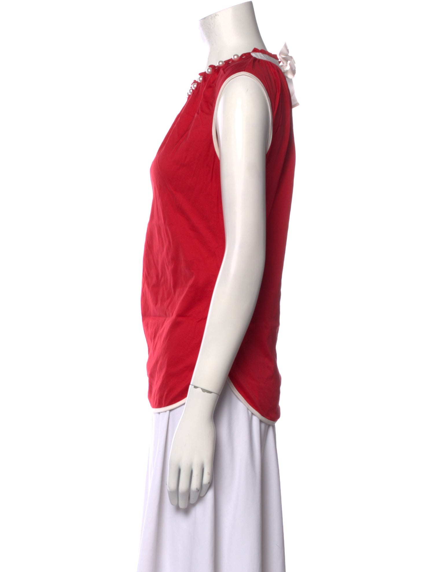 D&G Crew Neck Sleeveless Top