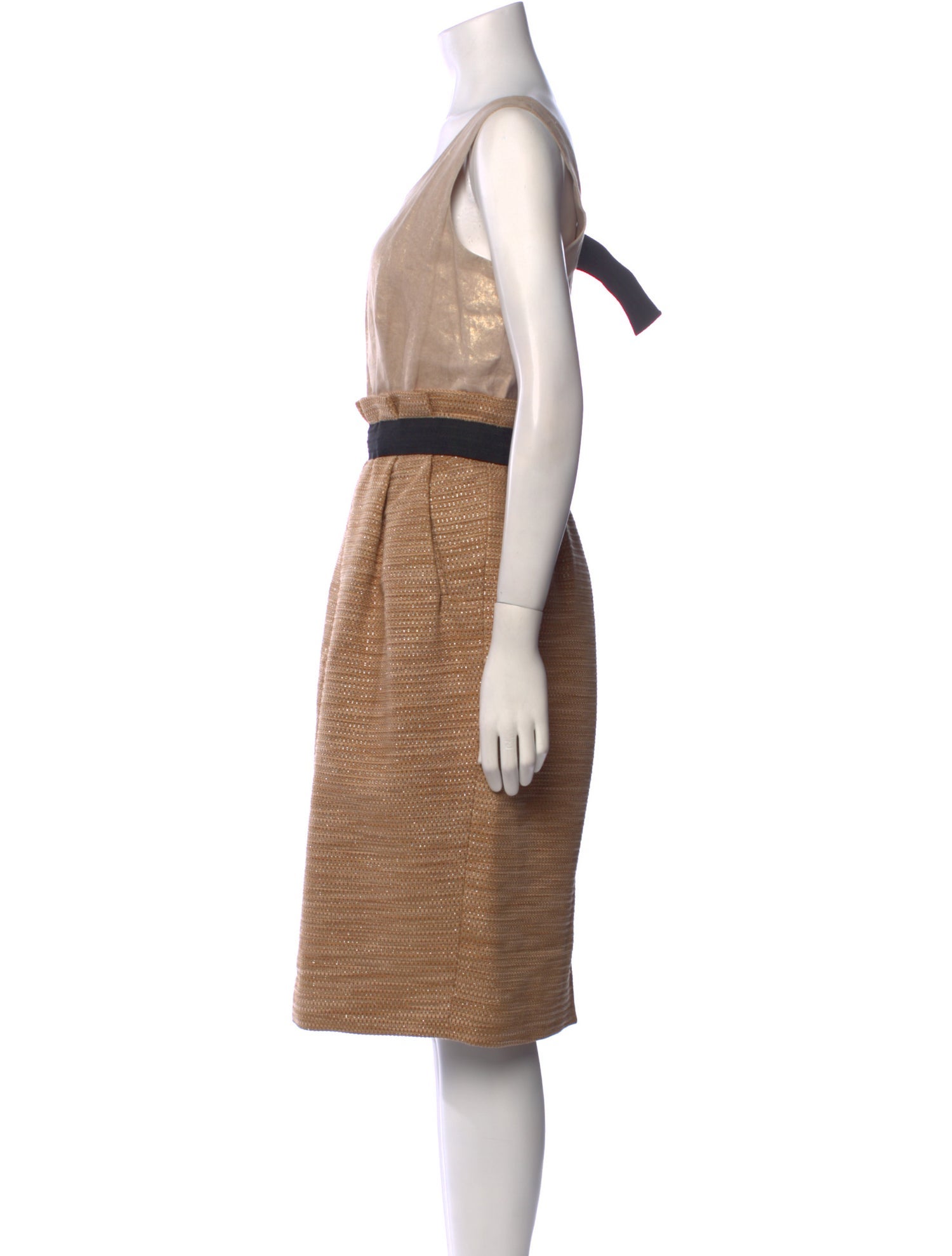 D&G Scoop Neck Knee-Length Dress