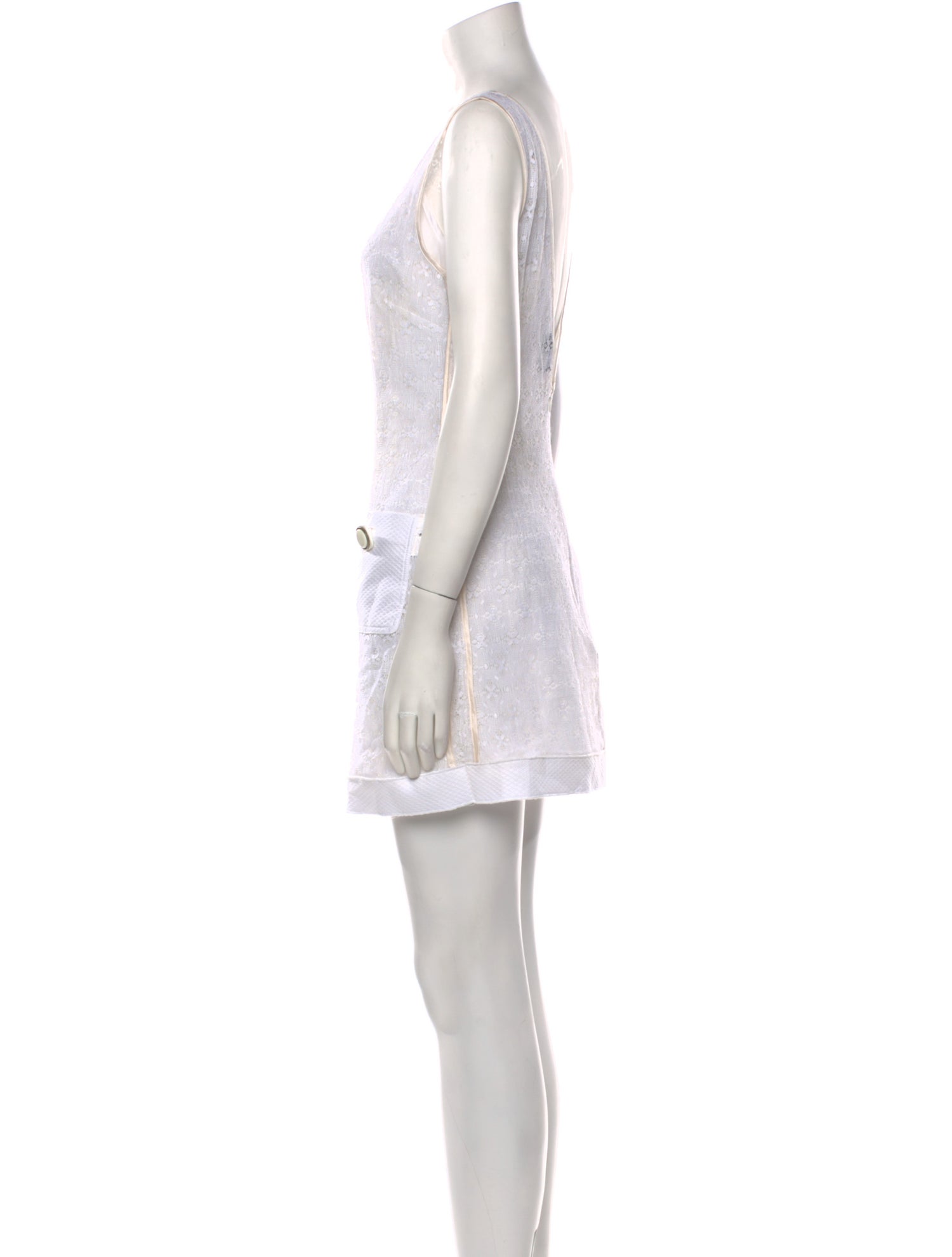 D&G Bateau Neckline Mini Dress