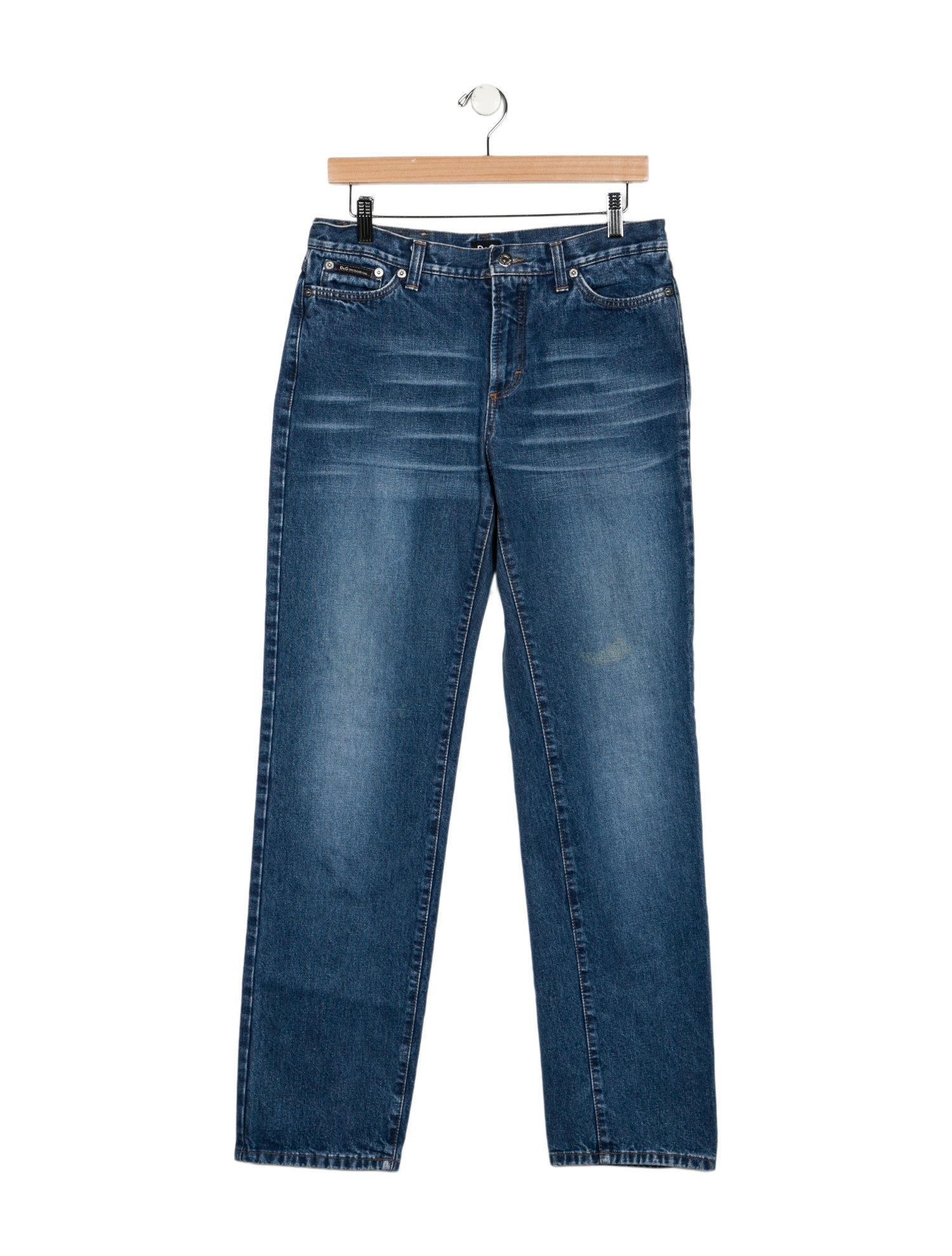 D&G Mid-Rise Straight Leg Jeans