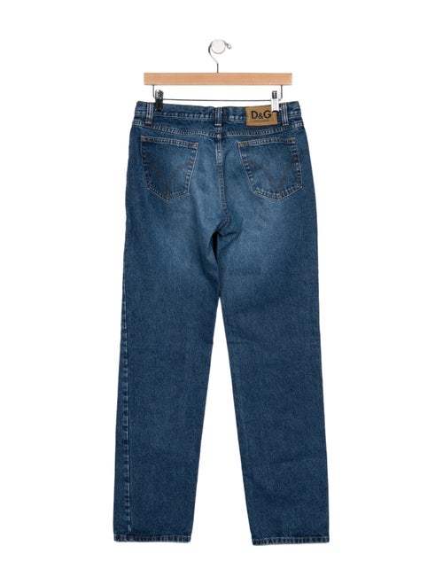 D&G Mid-Rise Straight Leg Jeans