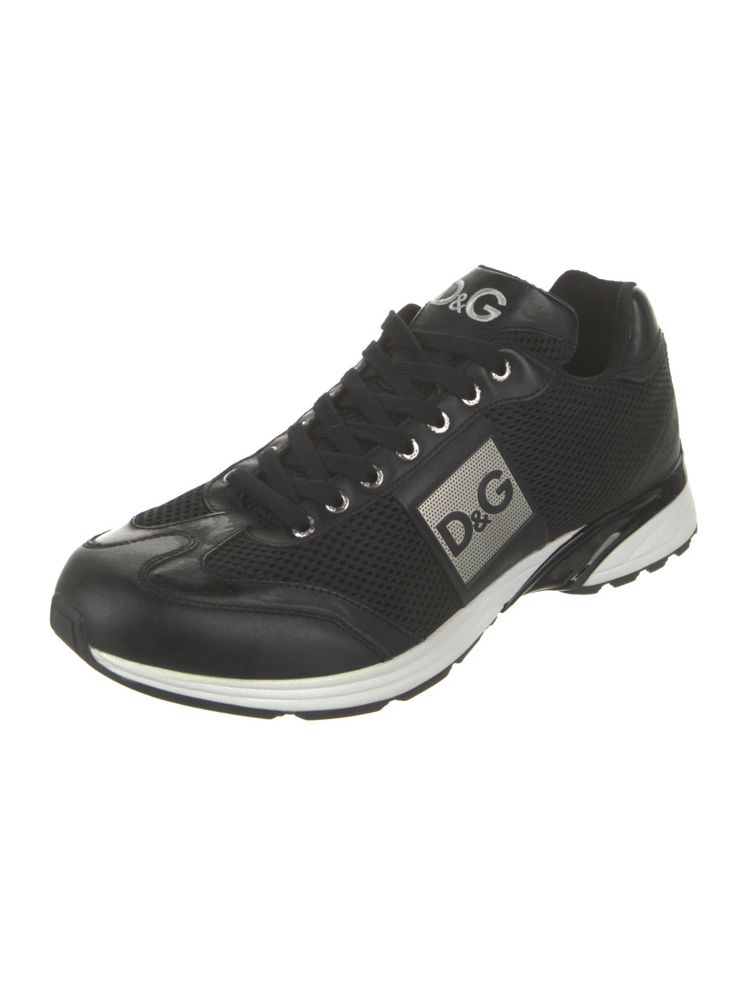 D&G Mesh Graphic Print Athletic Sneakers