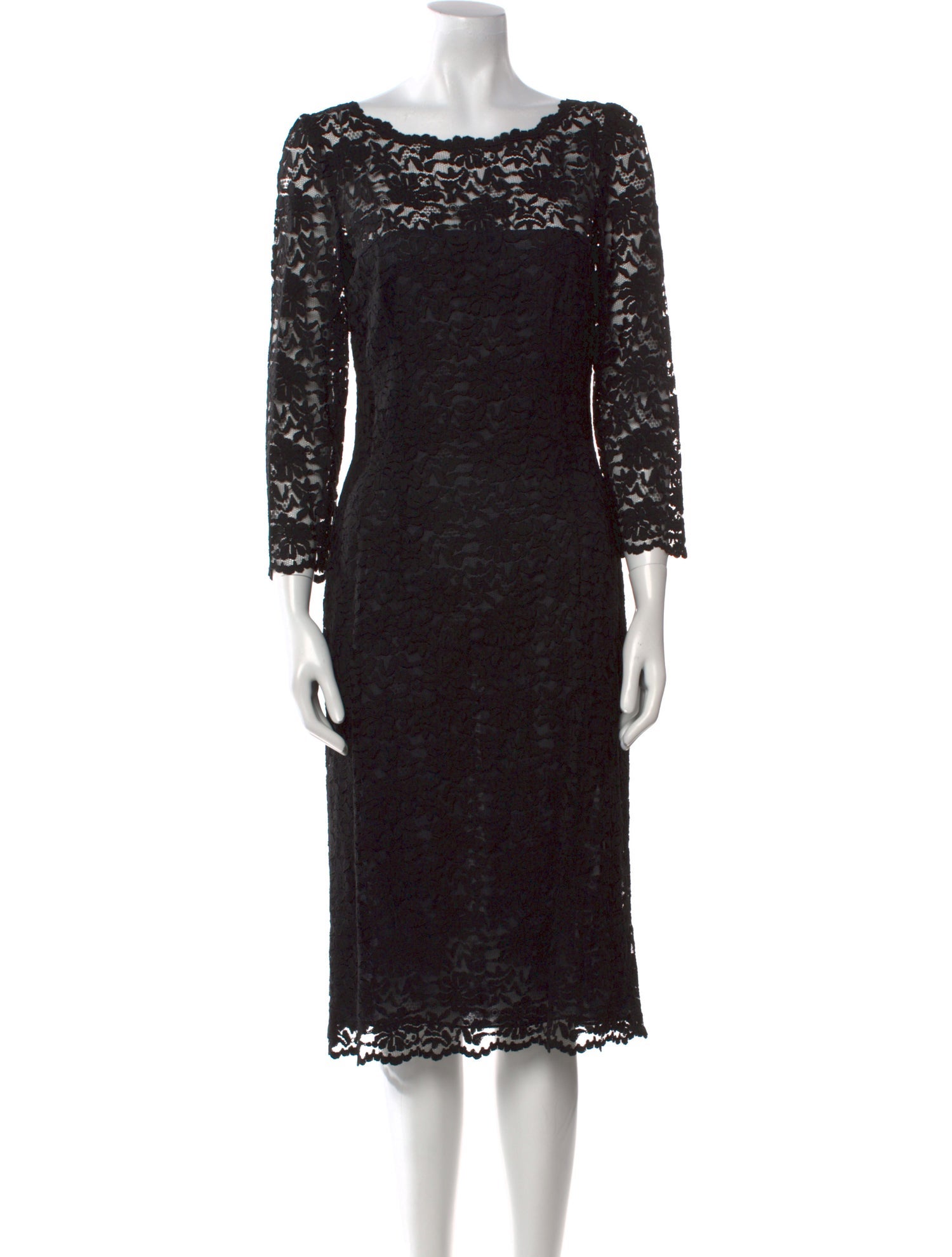 D&G Lace Midi Length Dress