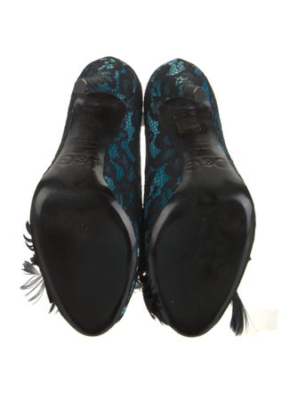 D&G Lace Lace Pattern Pumps