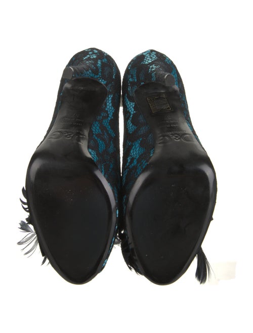 D&G Lace Lace Pattern Pumps