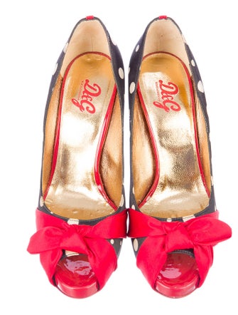 D&G Polka Dot Pumps