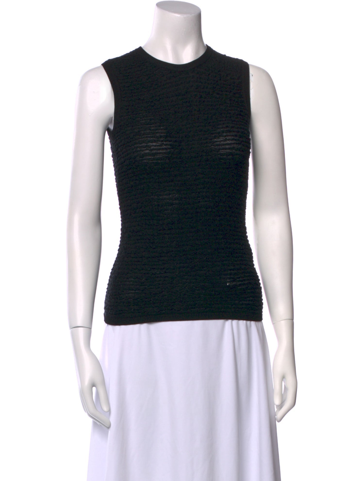 D&G Crew Neck Sleeveless Top