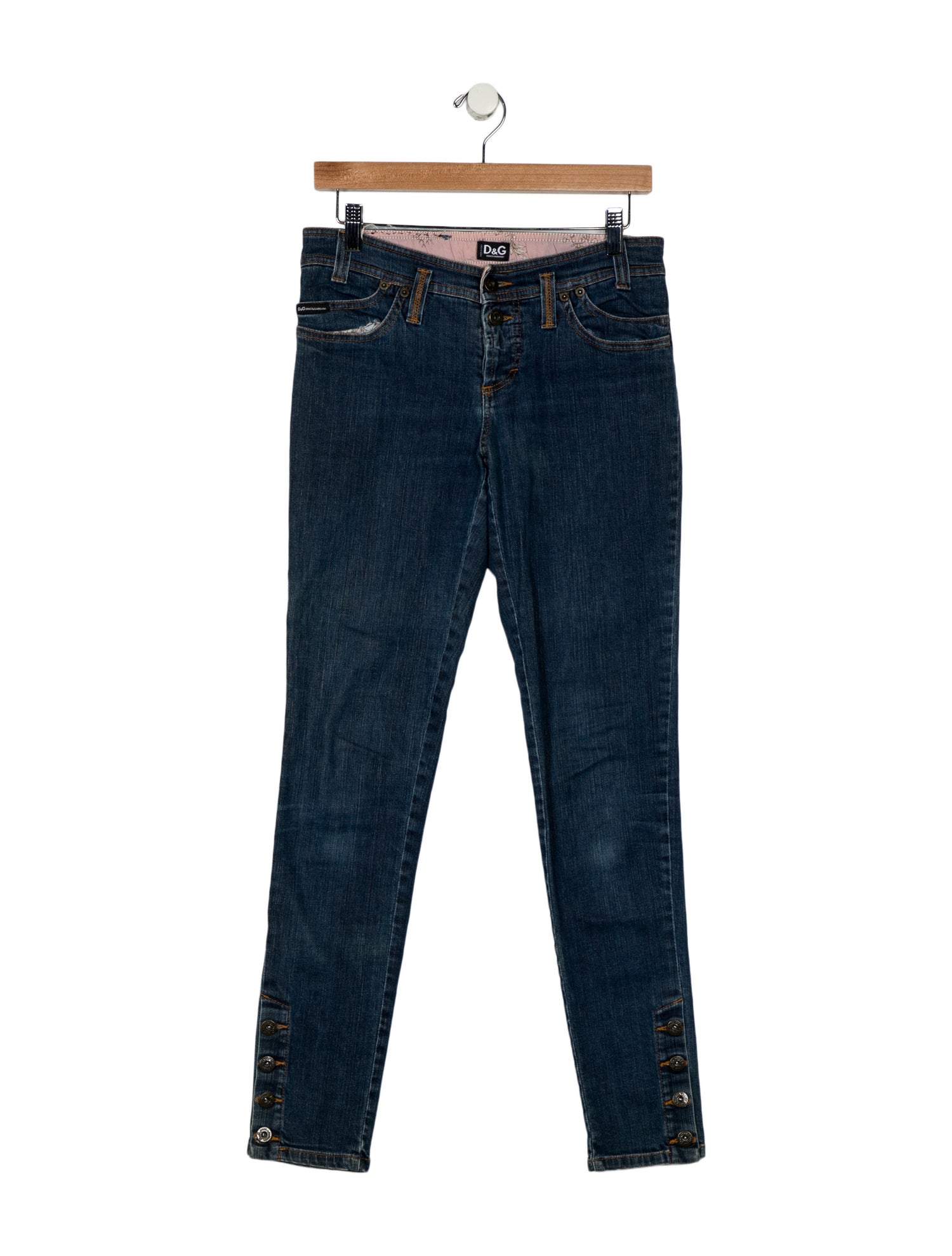 D&G Low-Rise Skinny Leg Jeans