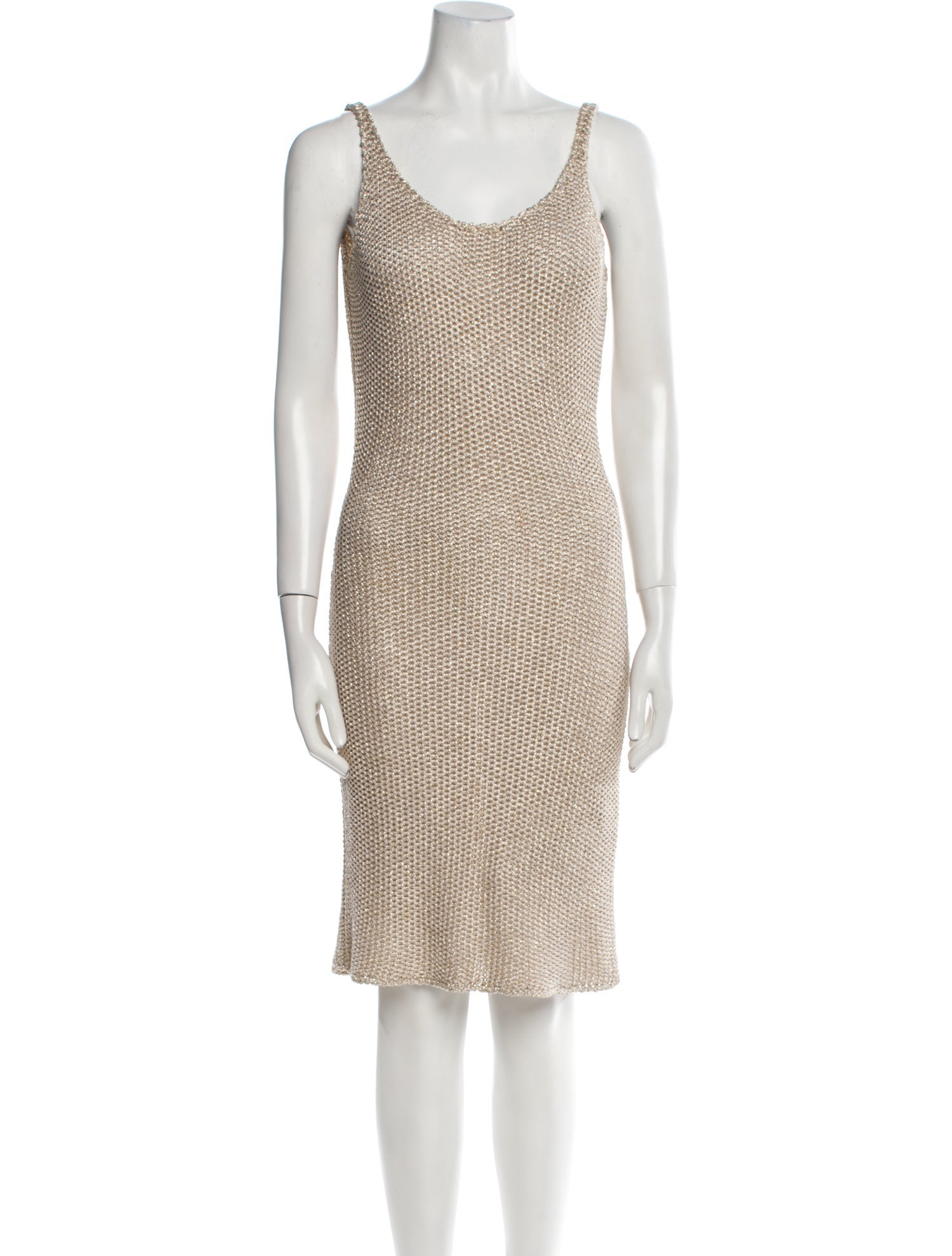 D&G Scoop Neck Knee-Length Dress