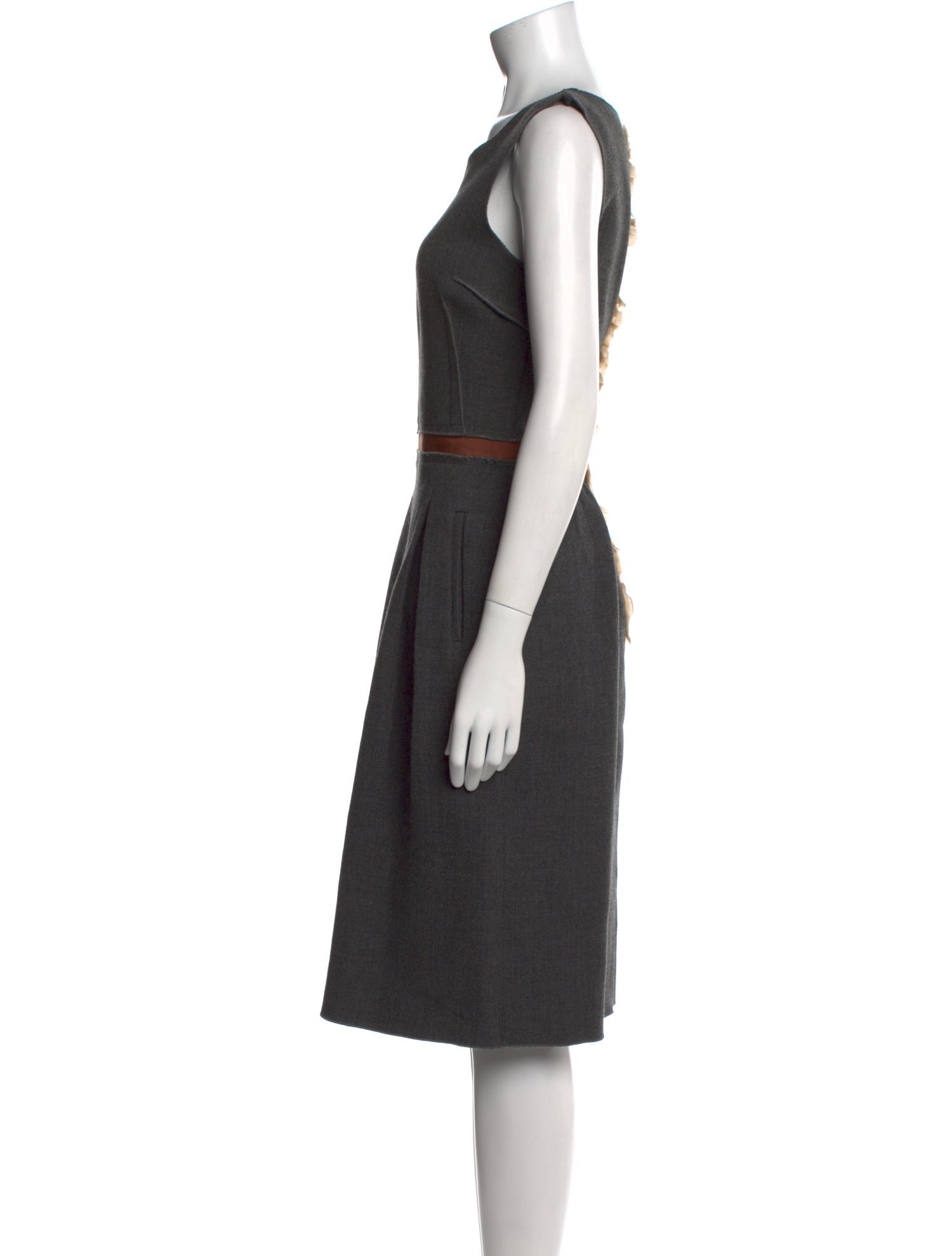 D&G Wool Midi Length Dress