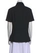 D&G Wool Short Sleeve Button-Up Top