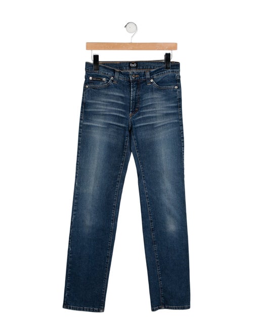 D&G Mid-Rise Straight Leg Jeans