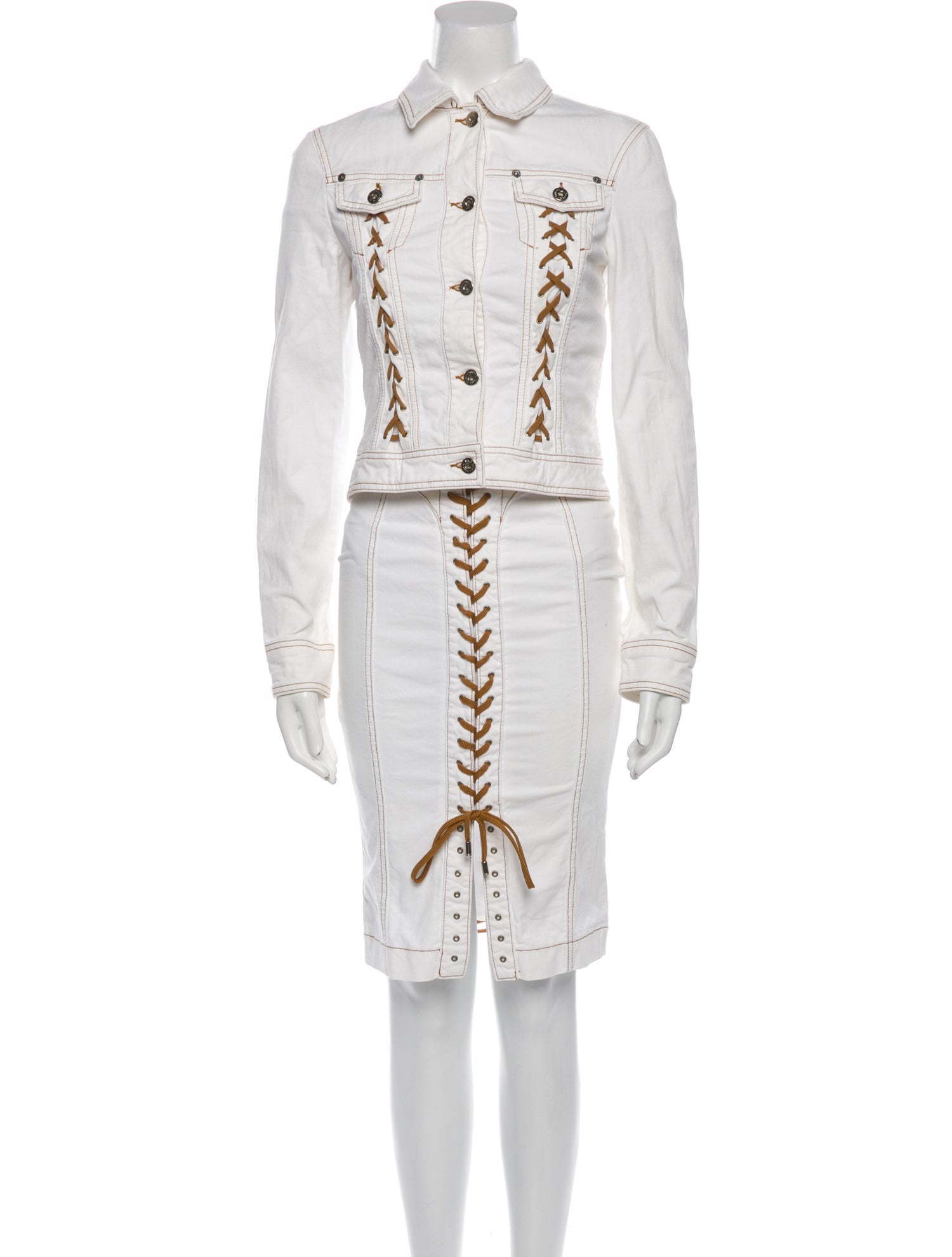 D&G Vintage 2000's Skirt Set