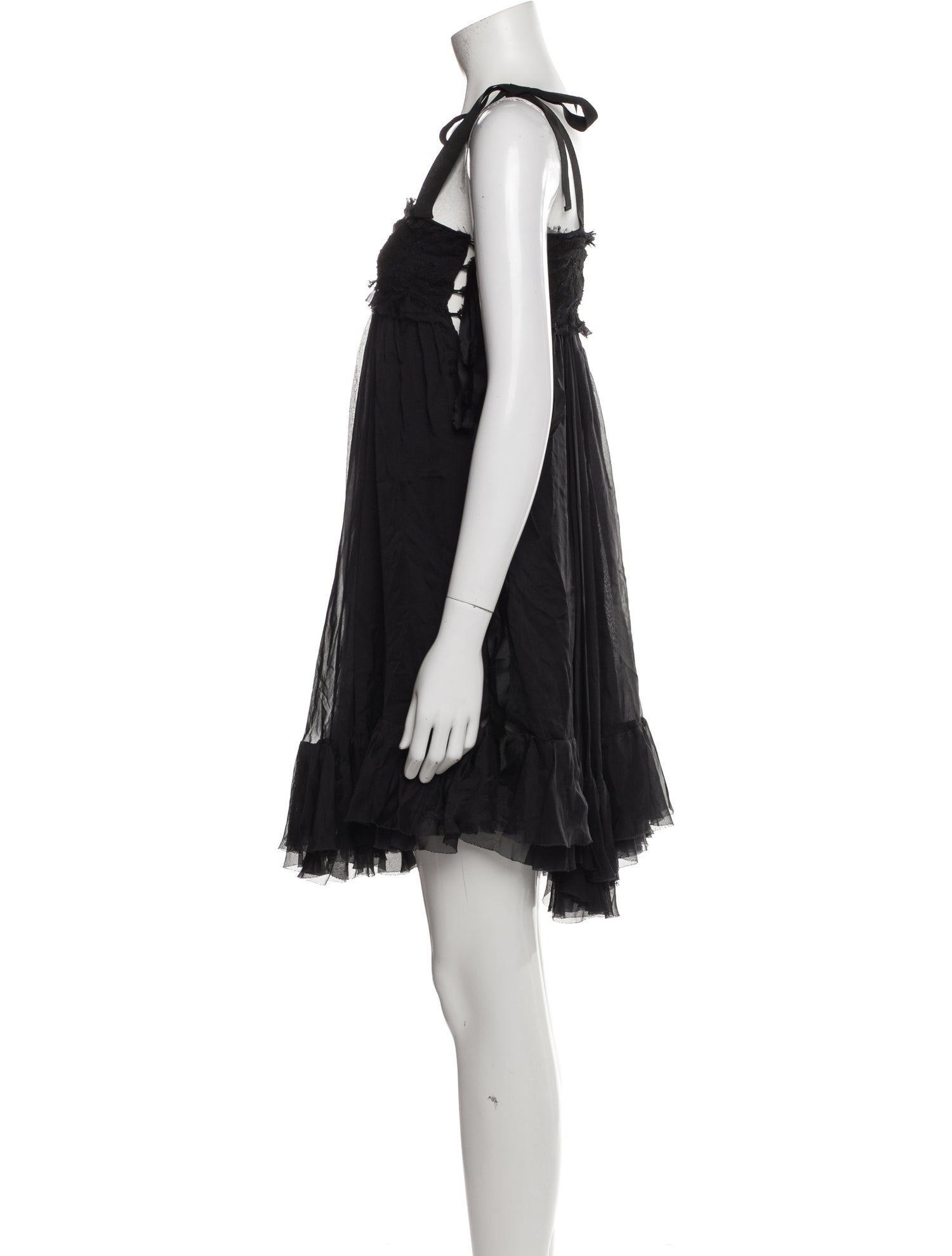 D&G Square Neckline Knee-Length Dress