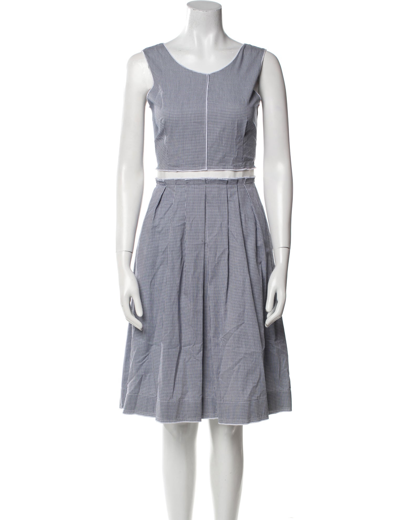 D&G Plaid Print Knee-Length Dress w/ Tags