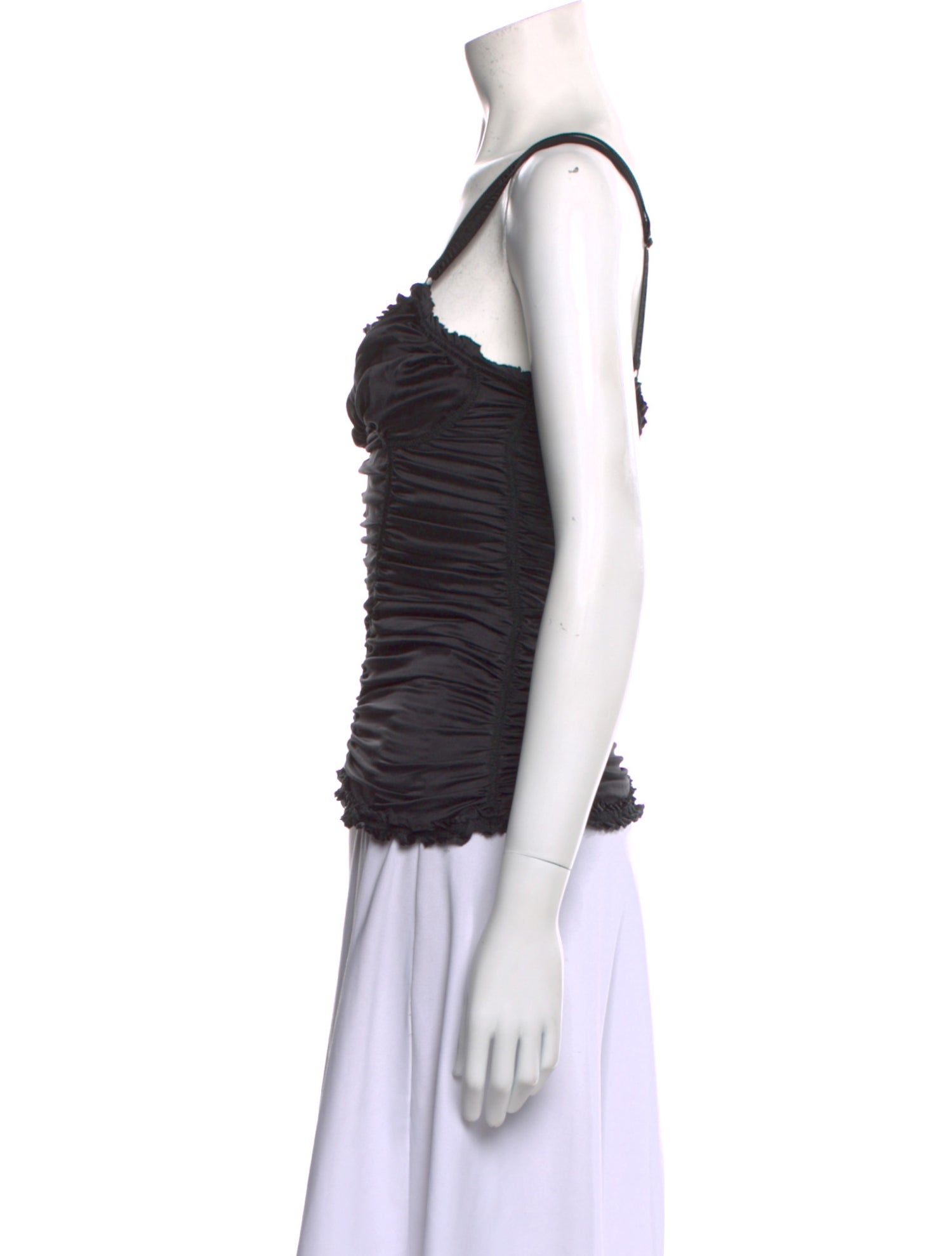 D&G Silk Square Neckline Top