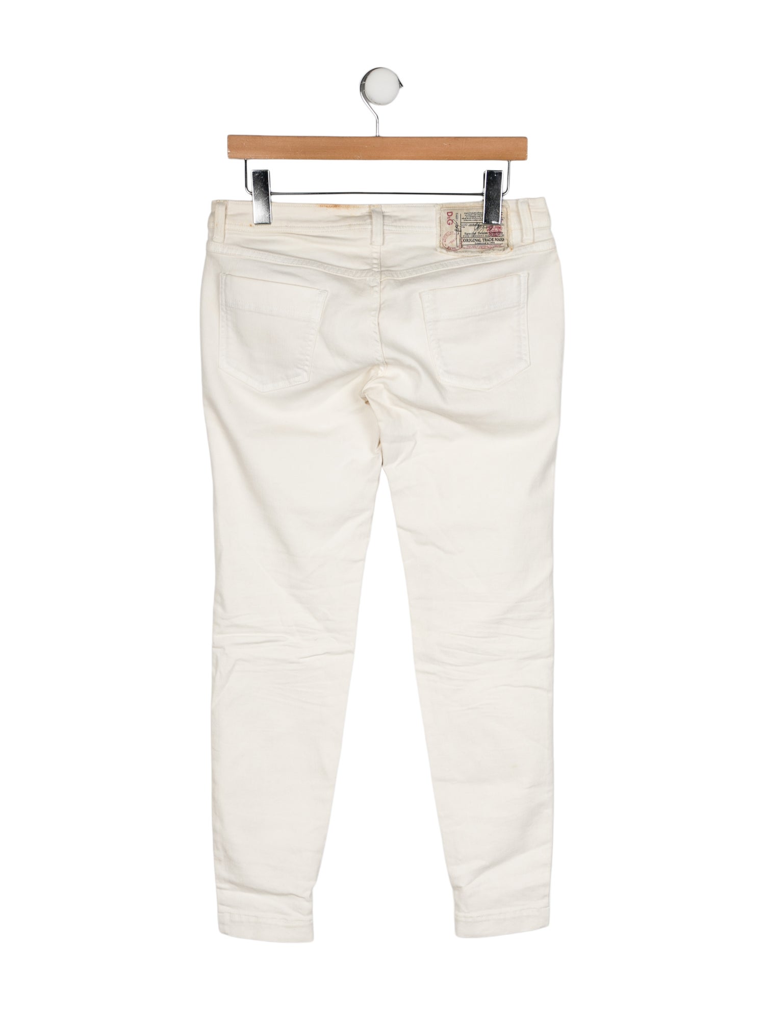 D&G Low-Rise Skinny Leg Jeans