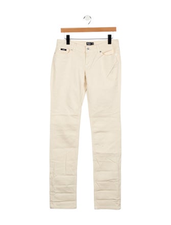 D&G Mid-Rise Straight Leg Jeans