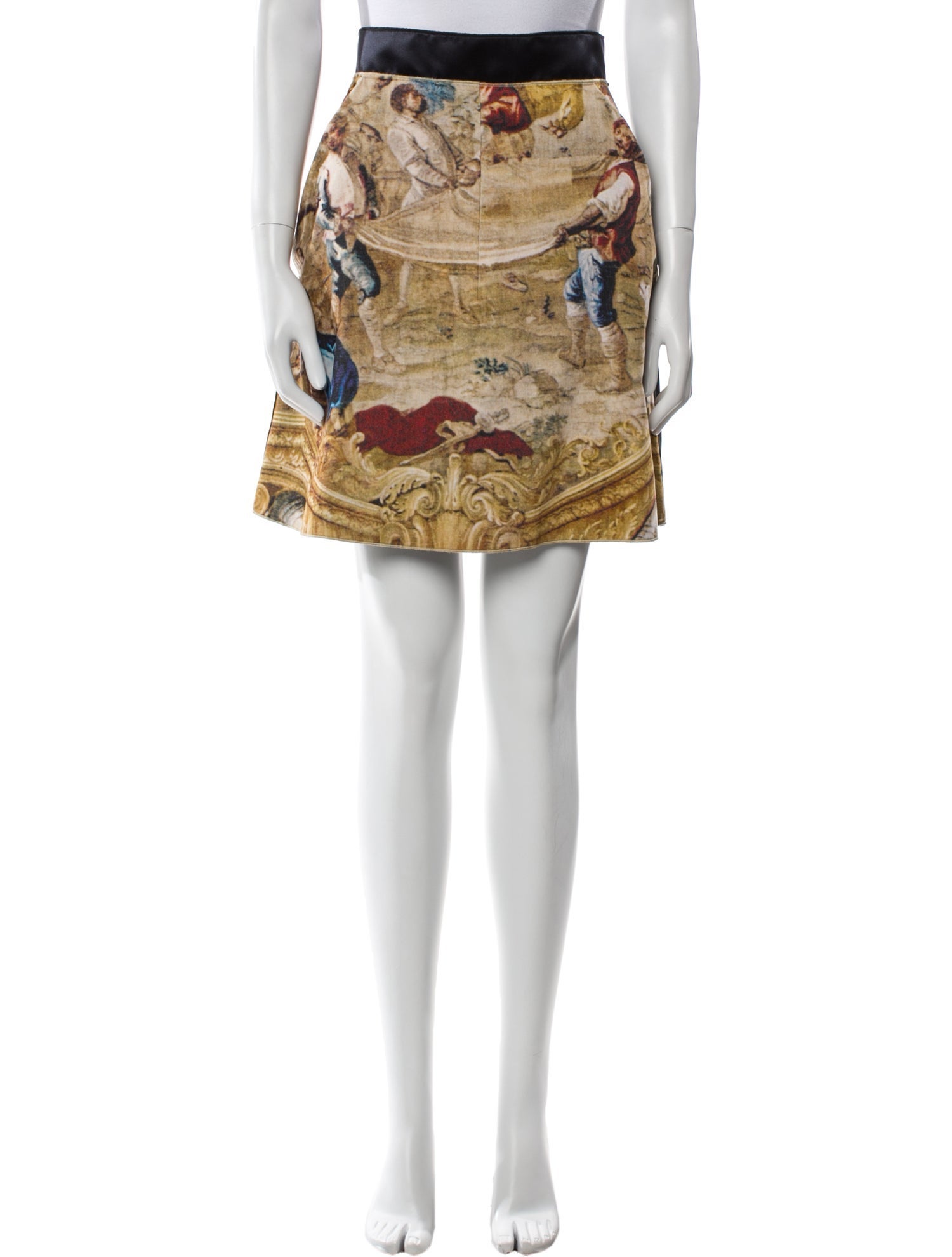 D&G Printed Mini Skirt